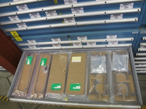 LISTA HEAVY DUTY 9-DRAWER PARTS CABINET W/ CONTENTS (W-50) LOADING & HANDLING FEE $25-